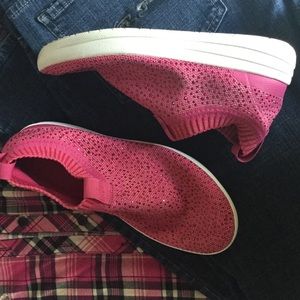 Fitflop uberknit crystal slip-on sneakers